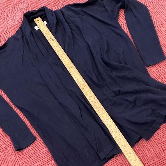 Esprit organic cotton women’s size small Open Front Cardigan - navy blue - Picture 9 of 12